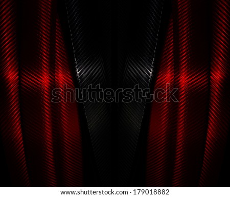 Red Fiber Carbon Wrap Foil Sticker Background