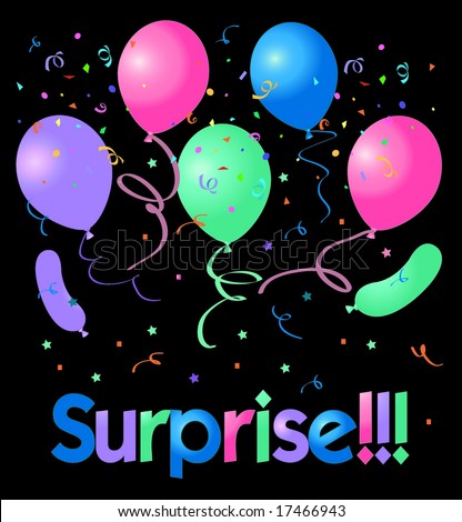 Surprise Party Stock Vector Illustration 17466943 : Shutterstock