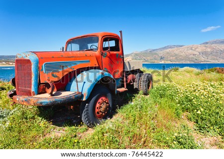Old Truck, worn out and rusty