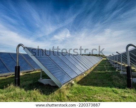 Solar water heating system in great scale