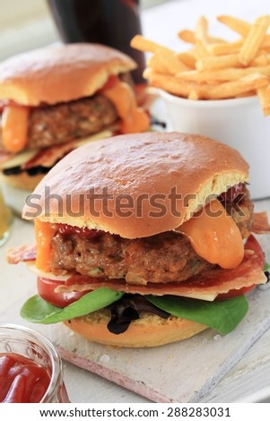 cheese filled burger sliders