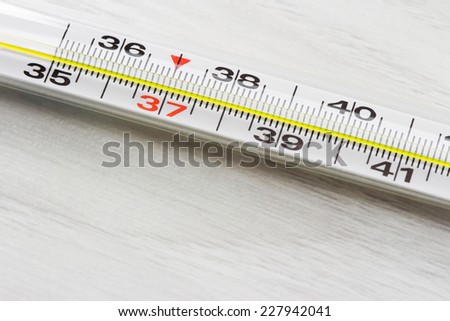 Thermometer to measure the temperature of the body