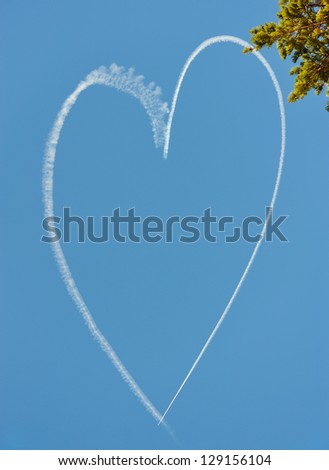 heart of jet trails