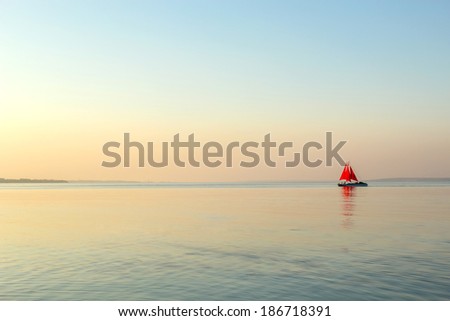 Scarlet Sails at dawn