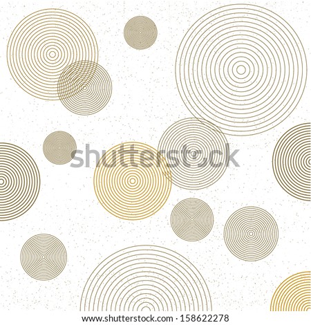 Circle Pattern. Modern Stylish Texture. Repeating Spiral Abstract Background For Wallpaper.