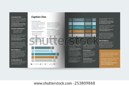Booklet page Magazine layout for infographics Web template Booklet page Magazine layout for infographics Web template