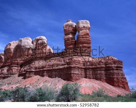 Twin Rocks in Utah