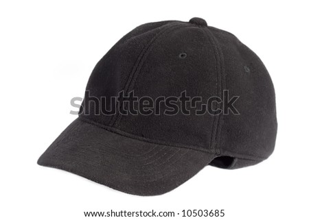 Black Cap - Isolated On White Background Stock Photo 10503685