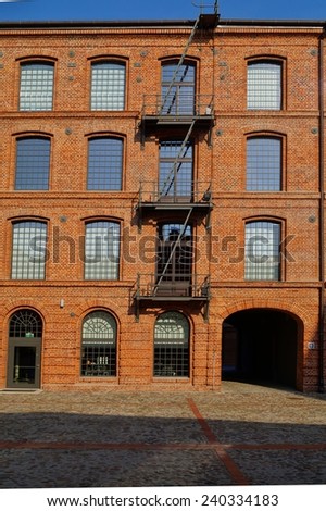 The White Factory, presently the seat of the Central Museum of Textiles, Lodz, Poland