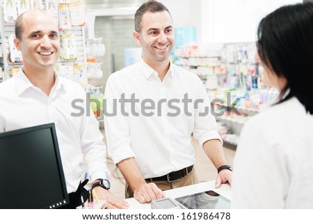 Photos taken on a real pharmacy.