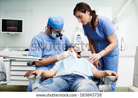 Dentist surgery. Photos taken in a real surgery.