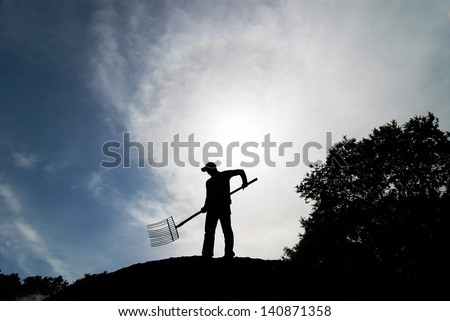 Farmer with Pitchfork Farmer with Pitchfork