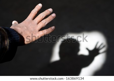 shadow of human