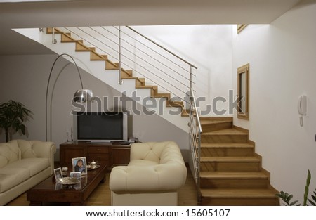 Stainless steel stair