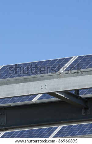 solar panels parking cover