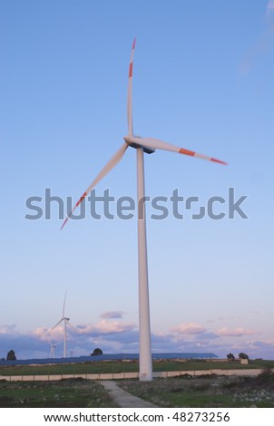 wind turbine in south Italy