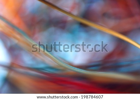 Abstract texture: electric cable defocused, wallpaper background