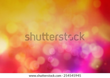 Blurry vivid multicolor Defocused abstract light bokeh