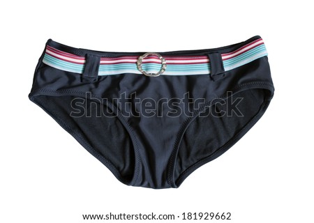 Black sports swimming trunks isolated over white