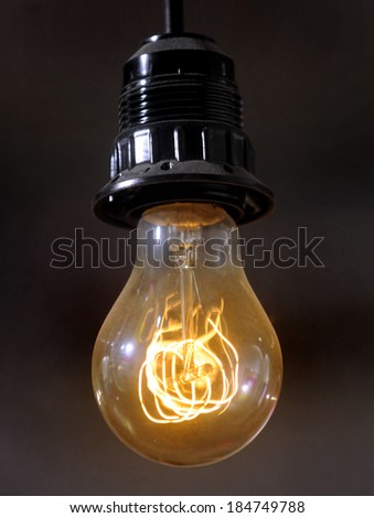 Light bulb turned on