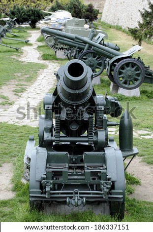 Old World War one cannons