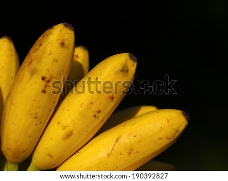 banana/yellow banana.