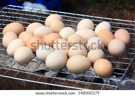Preserved Egg, Chicken Eggs, Grilled Eggs.