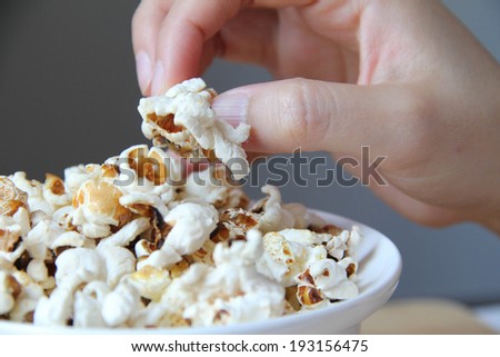 hand pick popcorn