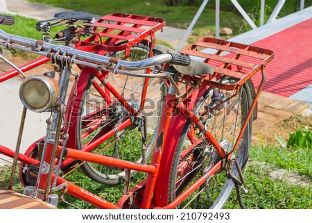 Vintage bicycle  Detail
