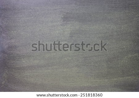 Empty blackboard soiled with chalk dust ,Chalkboard background