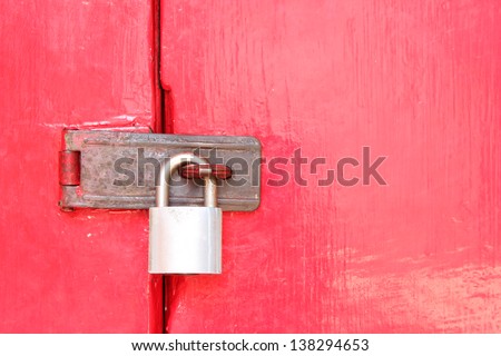 Locked the door
