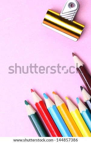 Color Pencils and Paper