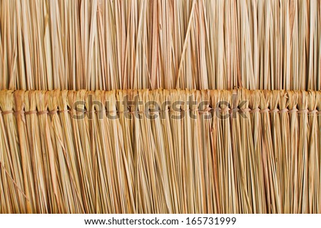 Close up straw background. Texture of straw in Thailand