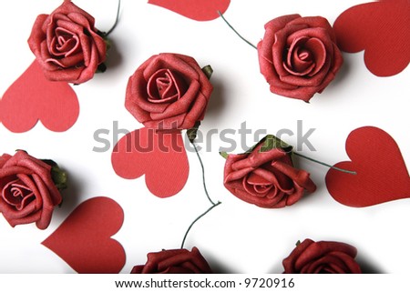 clipart hearts and roses. valentine clipart red rose