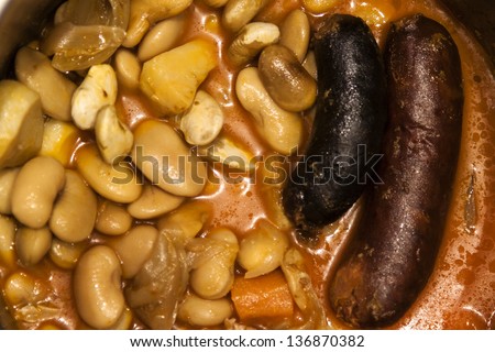 Image of Fabada, spanish beans cooked