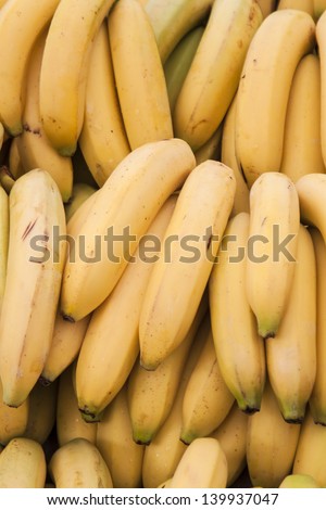 Image of some Bananas at street market