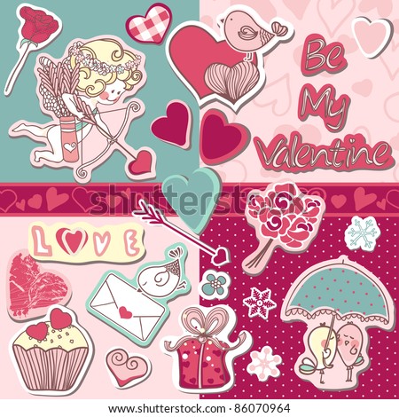 be my valentine scrapbook set be my valentine scrapbook set