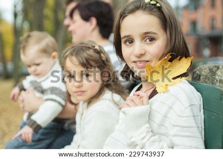 Fall family portrait