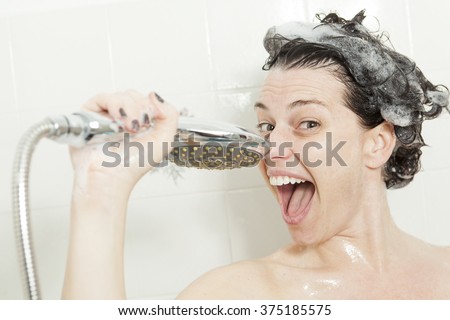 Shower woman
