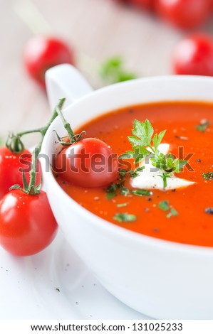 Tomato Soup In A Bowl