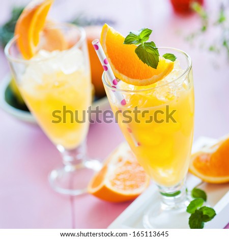 healthy orange drink