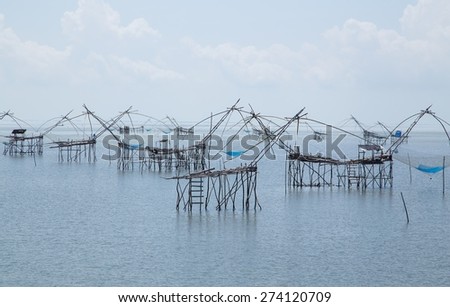 Fishing Village in Phatthalung / Net Fishing Thailand / Thailand Shrimp Fishing / South Thailand