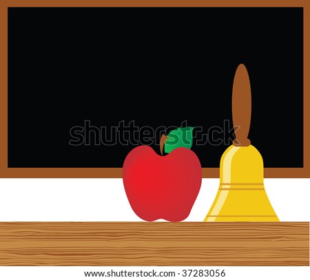 Teacher Desks on Teacher S Desk In A Classroom At A School  Stock Vector 37283056