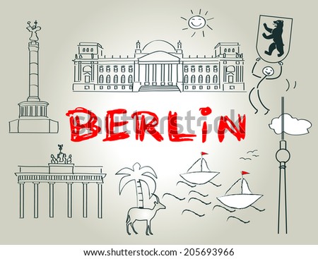 Attractions in Germany's capital Berlin