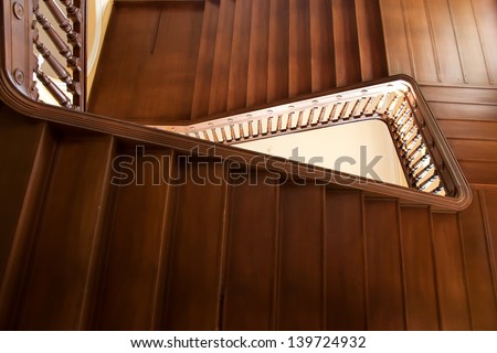 Wood stair