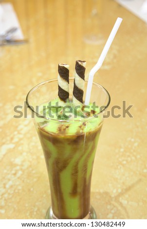 avocado chocolate juice