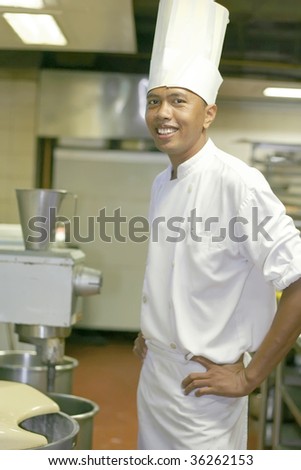 chef pastry at work