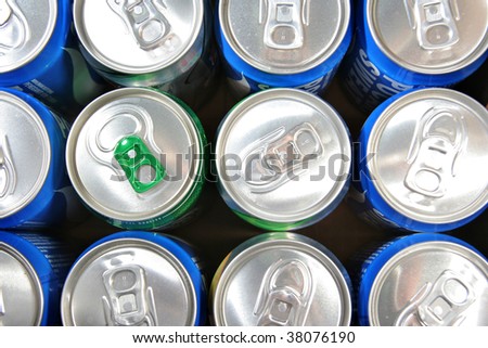groceries soda cans