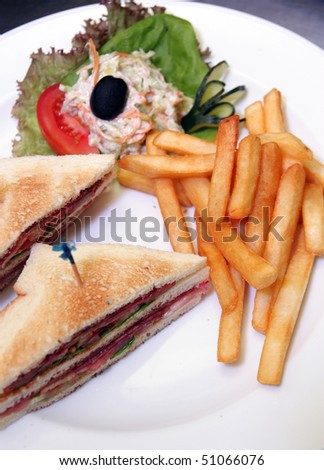 sandwich western food