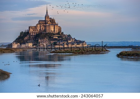 Mont Saint-Michel, France. Mont Saint-Michel is an international place of pilgrimage.